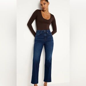 Good American Dark Blue High Rise Jeans